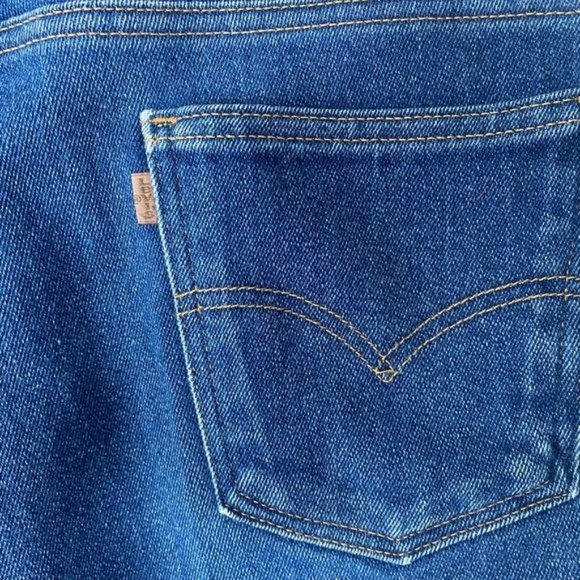 Levi’s vintage men’s brown tab elastic waist USA 80s waist 40” length 29.5” - Picture 7 of 14